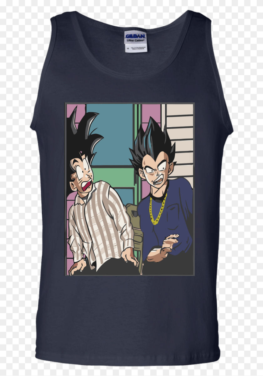 656x1141 Goku And Vegeta Shirt Friday The Movie T Shirt Tank Friday Dragon Ball Z Shirt, Clothing, Apparel, Person HD PNG Download