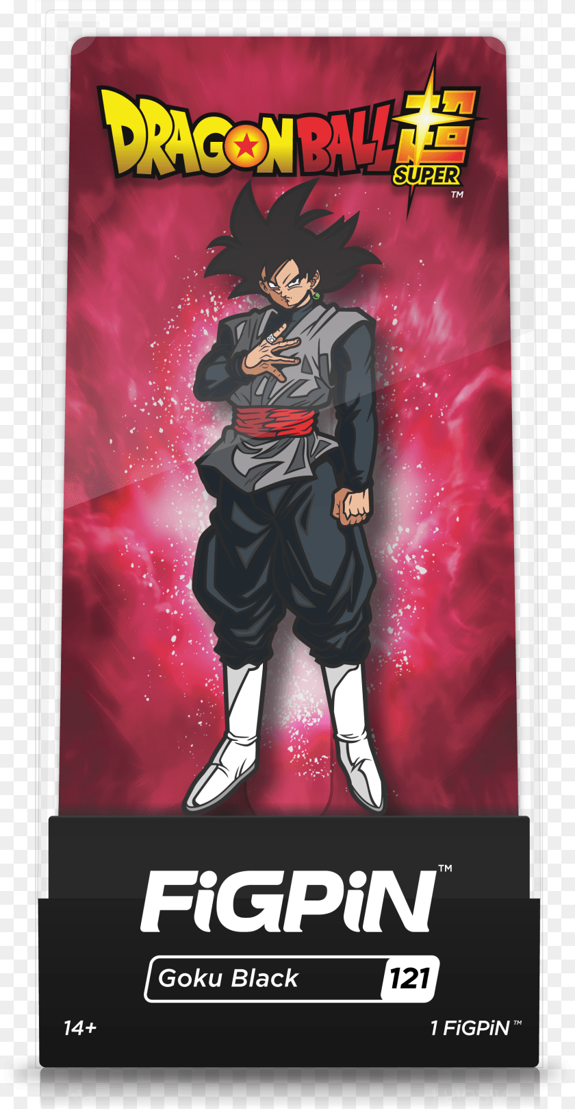 1623x3127 Goku Black Figpin Dragon Ball, Book, Comics, Publication, Person Sticker PNG