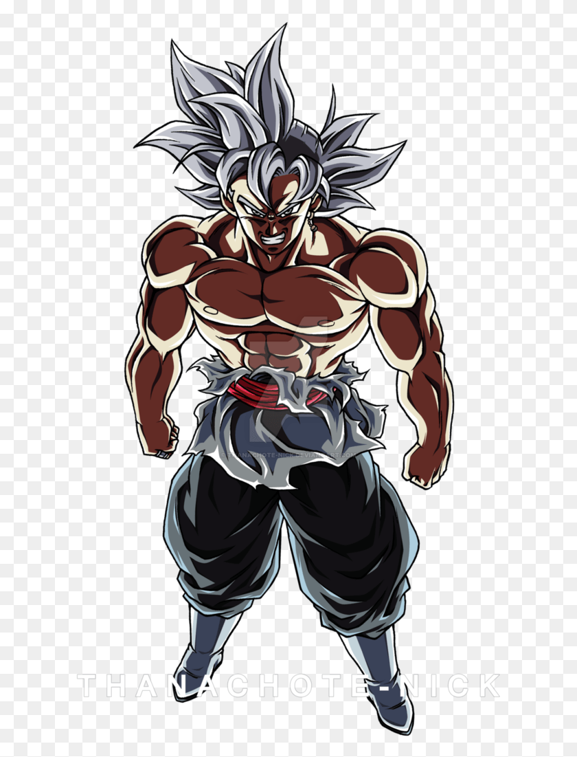 619x1041 Goku Black Ultra Instinct Color 4 By Thanachote Nick Goku Black Ultra Instinct, Statue, Sculpture HD PNG Download