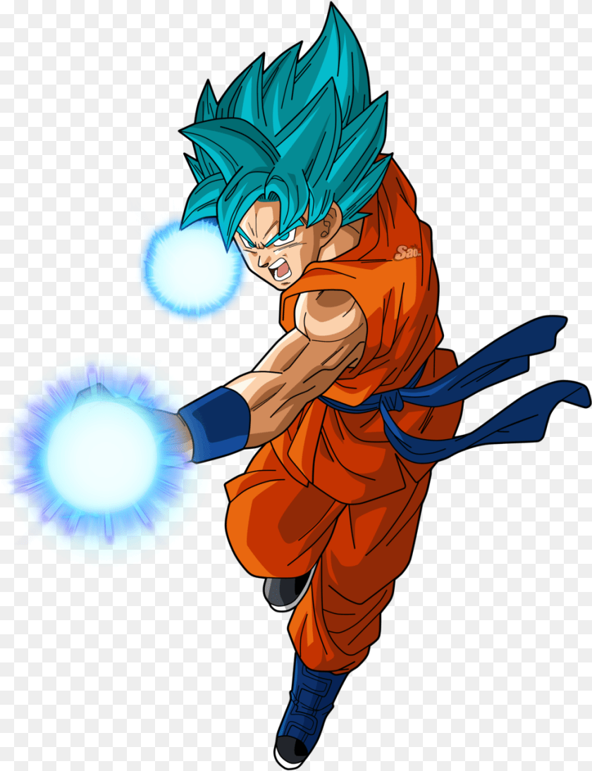 972x1266 Goku Ssj Dios Azul, Book, Comics, Publication, Person Clipart PNG