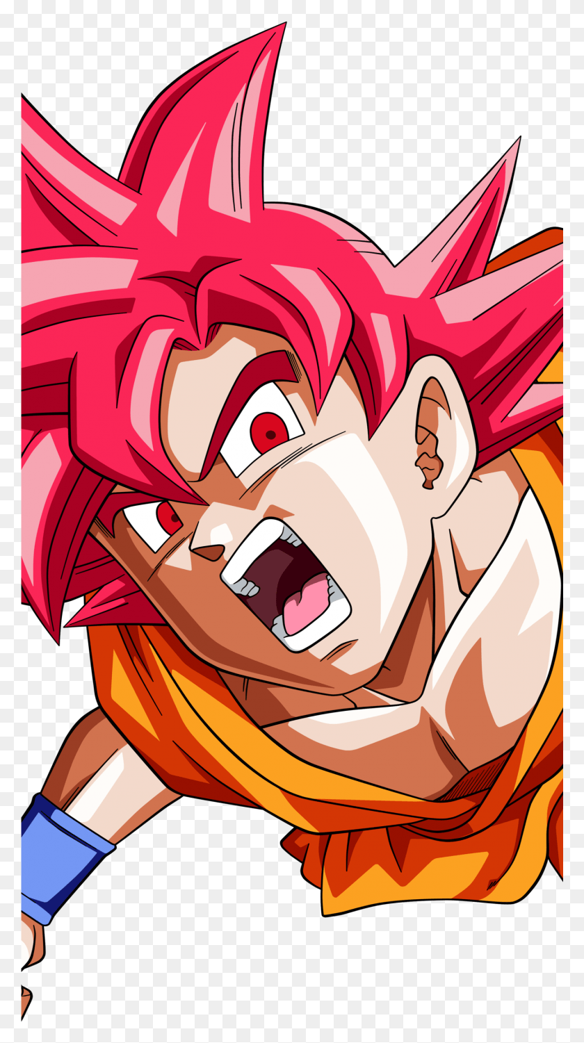 1441x2663 Goku Ssj God Anime Dragon Ball Super Mobile Wallpaper Anime Goku Dragon Ball Super, Comics, Book, Manga HD PNG Download