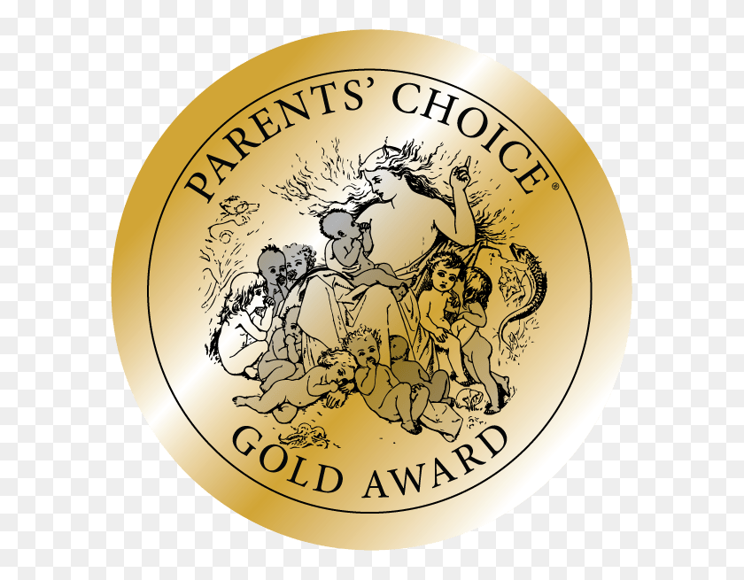 595x595 Gold Award Winner Parents Choice Award Seal, Coin, Money, Emblem HD PNG Download