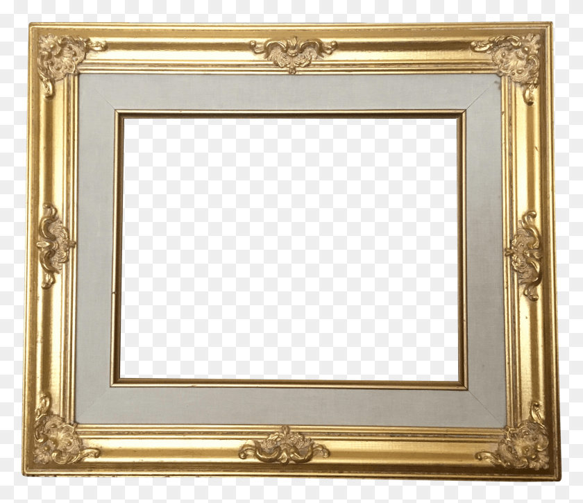 3052x2603 Gold Baroque Frame Chairish Art Frames Jpg Descargar Hd Png