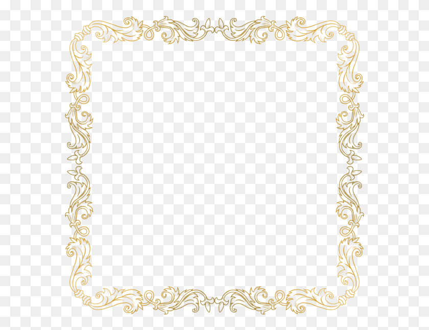 587x586 Gold Border Transparent Background, Oval, Text, Rug HD PNG Download