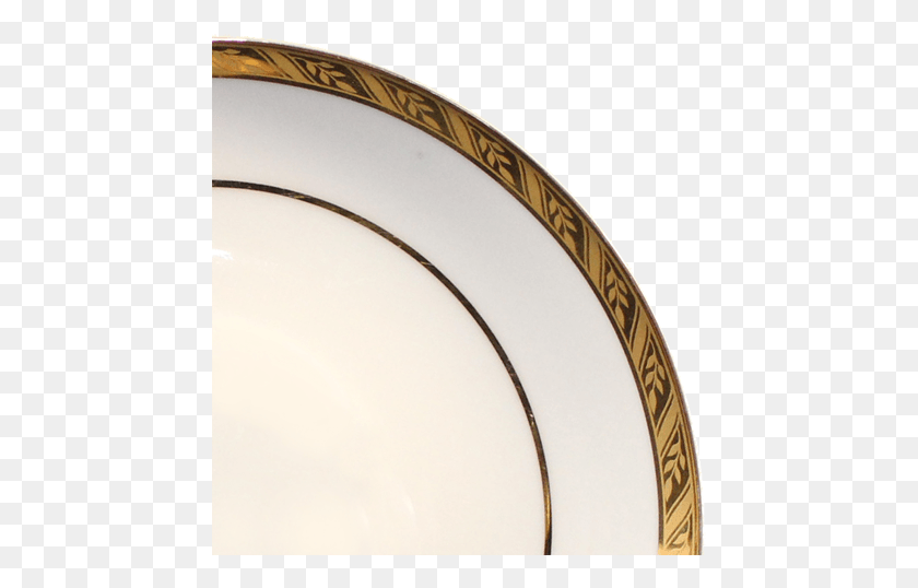453x478 Gold Braid Circle, Porcelain, Pottery HD PNG Download