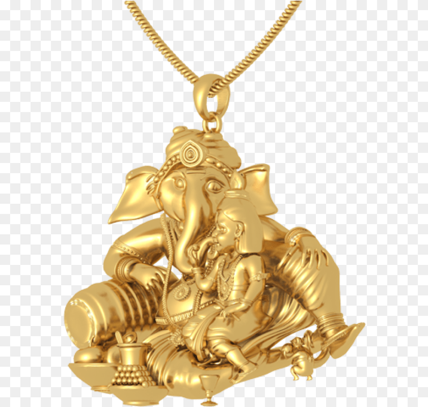 595x799 Gold Chain For Vinayagar, Accessories, Treasure, Pendant, Jewelry PNG