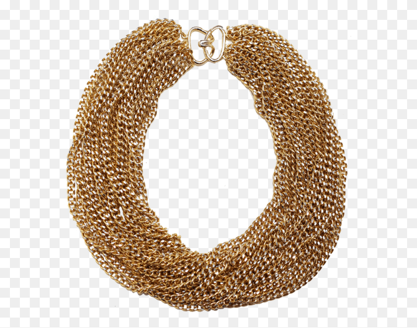 577x601 Gold Chain Necklace, Snake, Reptile, Animal HD PNG Download