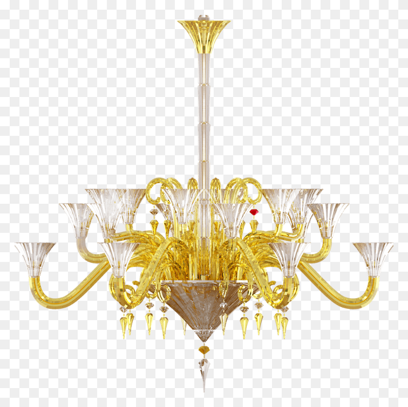 1000x1000 Gold Chandelier L Yellow Chandelier Transparent, Lamp, Water, Lighting HD PNG Download