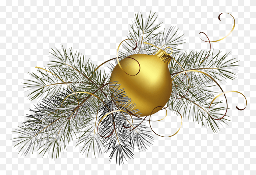 1200x793 Gold Christmas Clip Art Christmas Balls Transparent Background, Tree, Plant, Conifer HD PNG Download