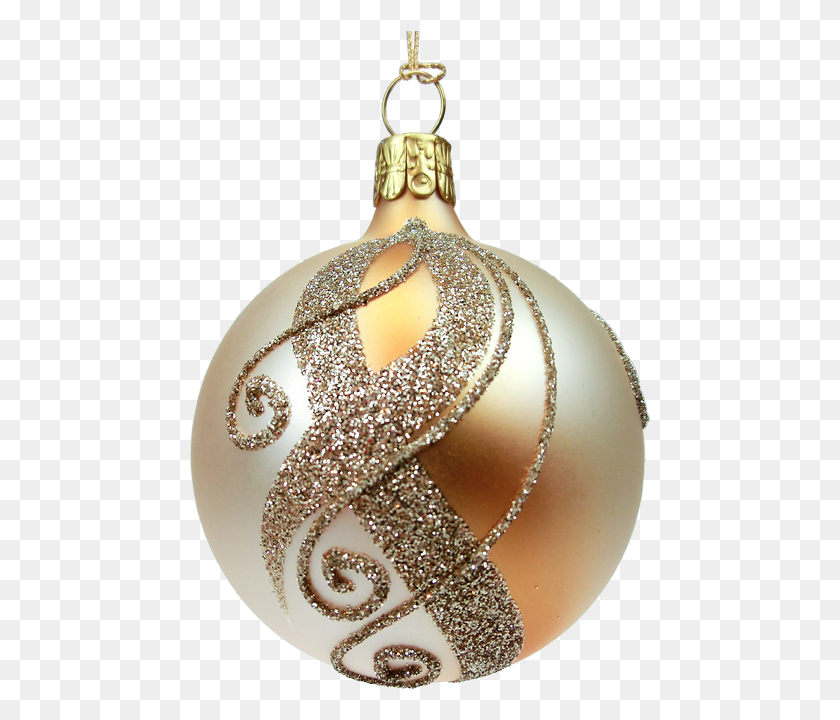 461x660 Gold Christmas Ornaments Collection Surprise Kthe White Christmas Balls In, Necklace, Jewelry, Accessories HD PNG Download