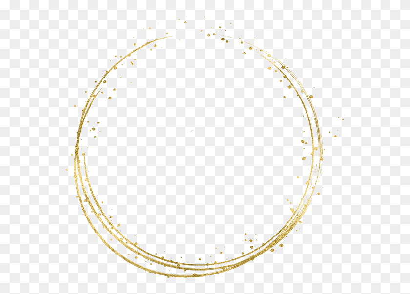 577x543 Золотой Круг Круг, Ожерелье, Ювелирные Изделия, Аксессуары Hd Png Скачать