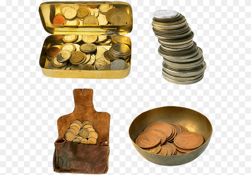 590x586 Gold Coins, Treasure, Coin, Money Transparent PNG