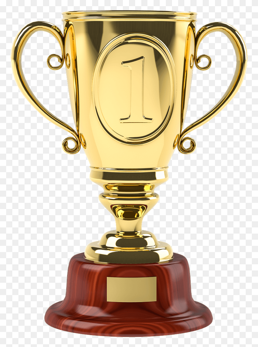 807x1107 Gold Cup, Trophy, Lamp HD PNG Download