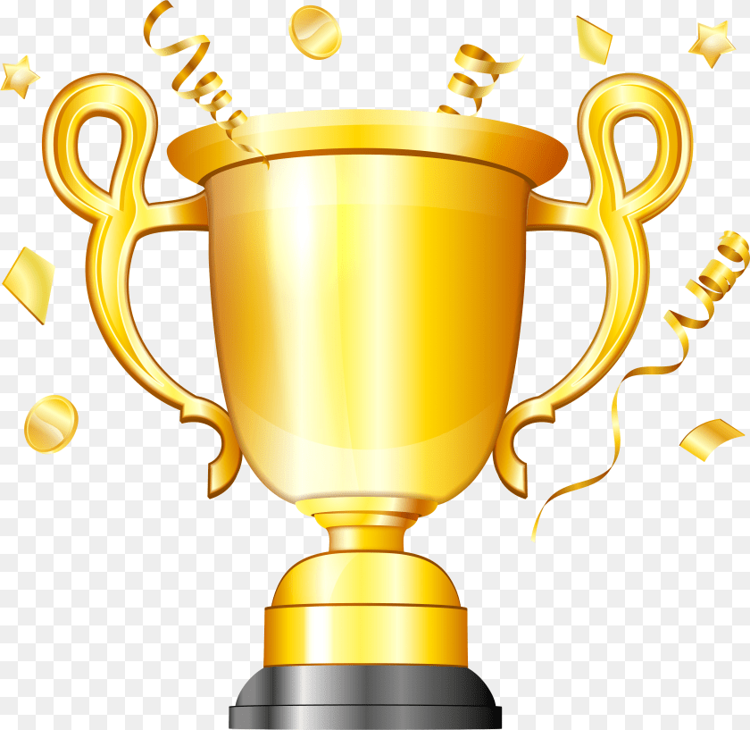 Gold Cup Trophy, Festival, Hanukkah Menorah Clipart PNG