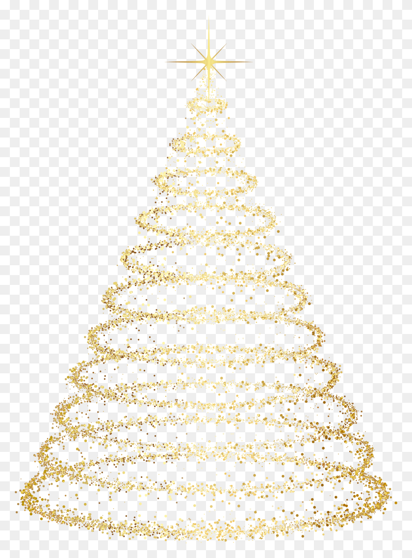 4248x5865 Gold Deco Transparent Clip Transparent Background Christmas Tree, Tree, Ornament, Plant HD PNG Download