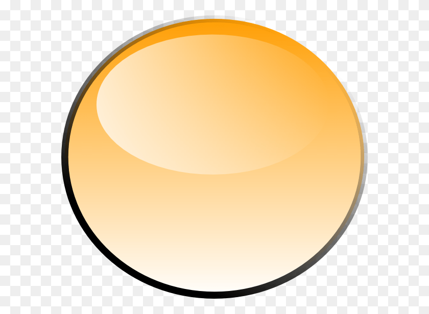 600x555 Gold Disc Clip Art At Clker Circle, Lamp, Food, Sphere HD PNG Download
