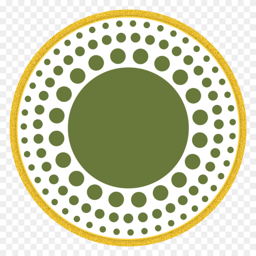941x941 Gold Dot, Label, Text, Rug HD PNG Download