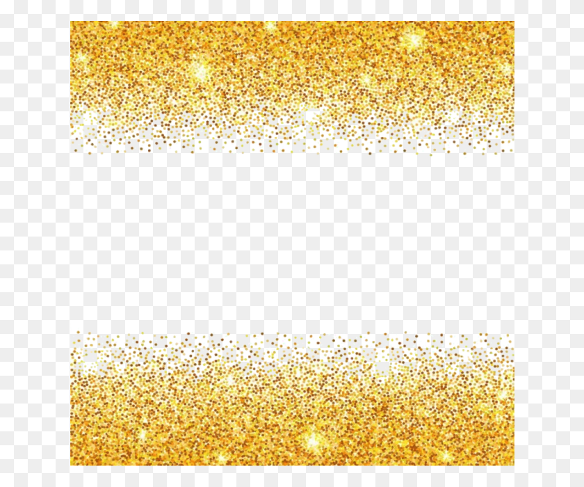 640x640 Gold Dust Frame Frames White Background With Gold Glitter, Confetti, Paper, Light HD PNG Download