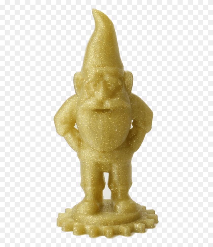 423x917 Gold Dust Translucent Htpla With Gold Glitter Proto Pasta, Toy, Figurine, Sweets HD PNG Download