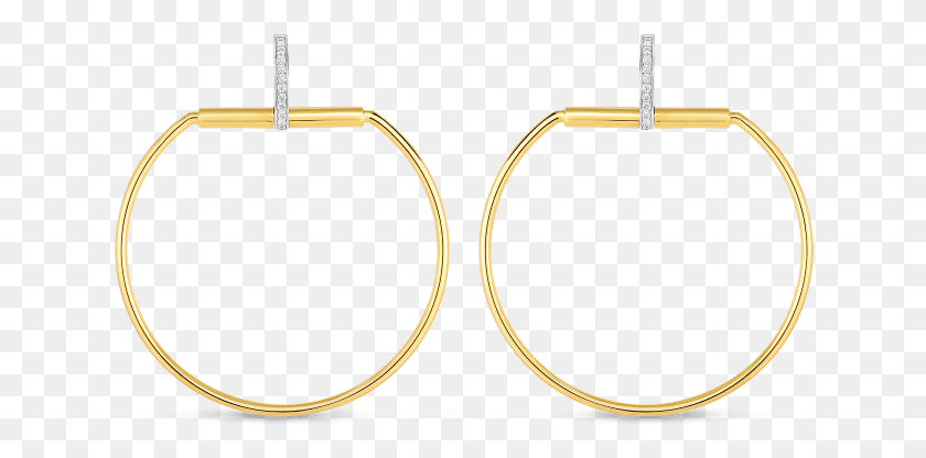 636x356 Gold Earrings With Diamonds Earrings, Hoop, Accessories, Accessory HD PNG Download