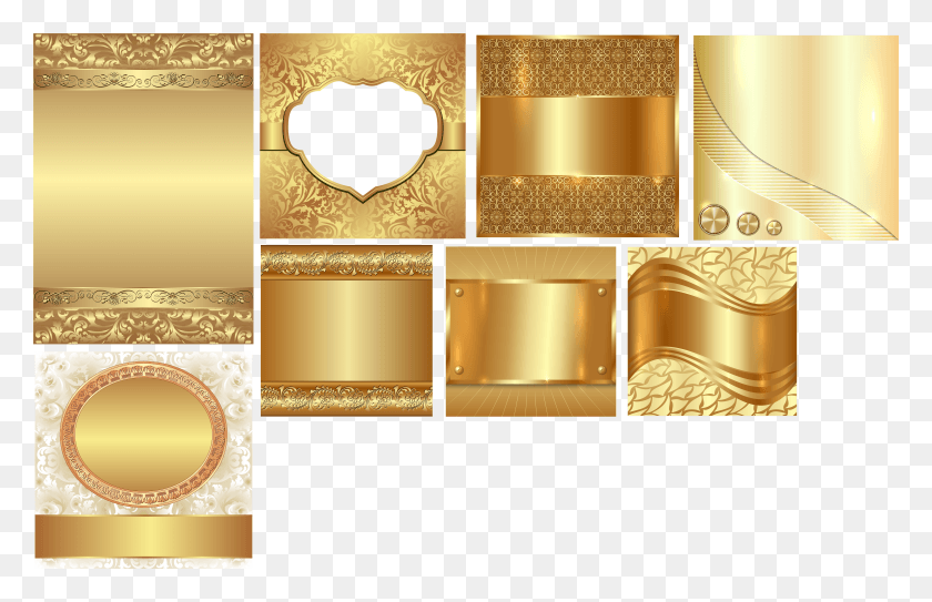 9753x6045 Gold Euclidean Pattern Background Transprent Free HD PNG Download