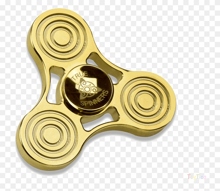 742x669 Золотой Fidget Spinner Фон Fidget Spinner Gold, Ножницы, Лезвие, Оружие Hd Png Скачать