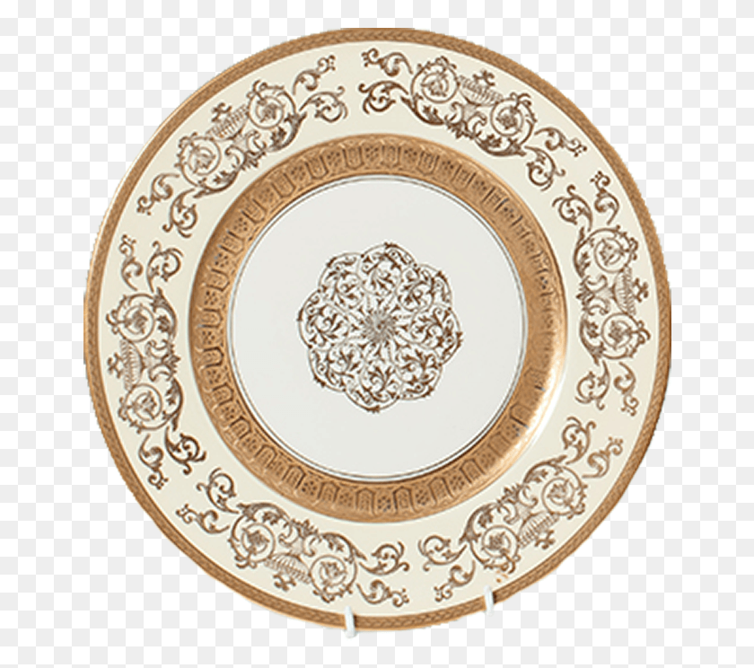 656x684 Gold Filigree Dinner Plates North Pole Special Delivery, Platter, Dish, Meal HD PNG Download