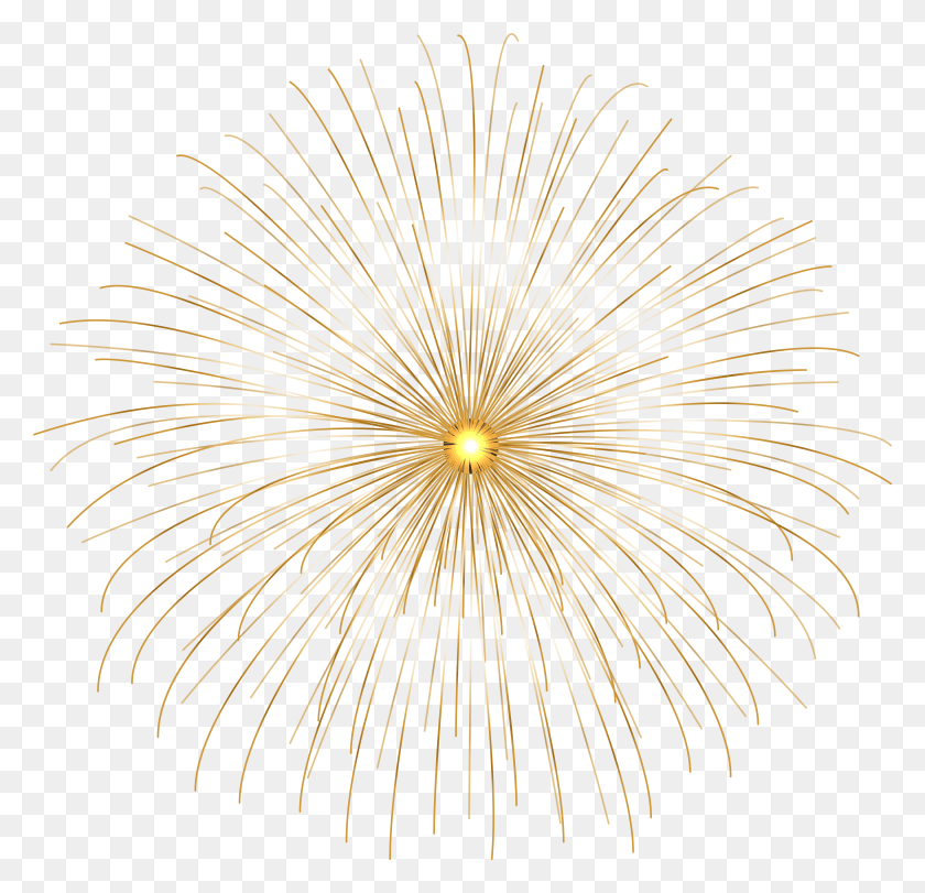 7931x7643 Círculo De Fuegos Artificiales De Oro Png / Círculo Hd Png