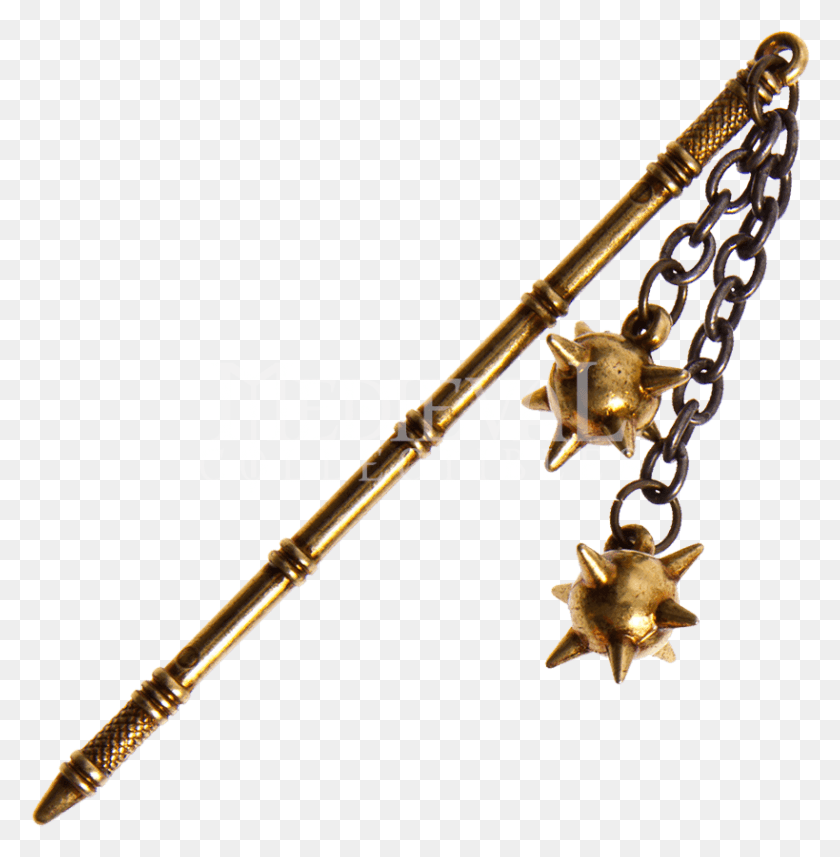 819x837 Gold Flail, Symbol, Wand, Sword HD PNG Download
