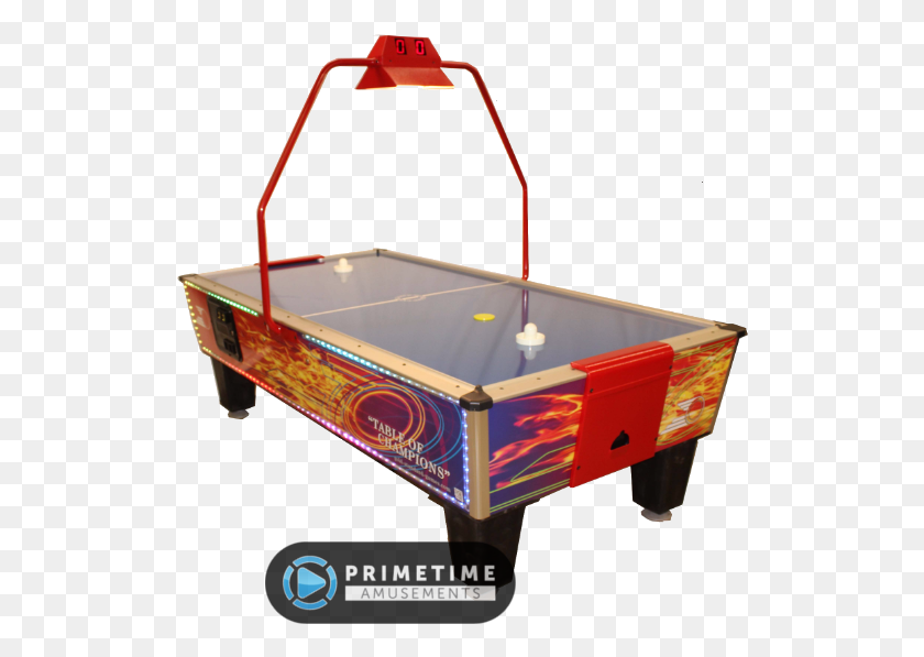 520x537 Gold Flare Plus Air Hockey By Shelti Gold Standard Air Hockey, Furniture, Vehicle, Transportation HD PNG Download