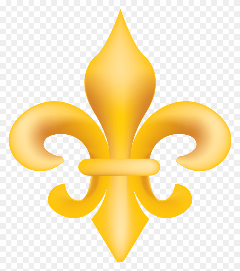 1307x1488 Gold Fleur De Lis Vector Clip Art Gold Fleur De Lis Transparent Background, Lamp, Symbol, Text HD PNG Download