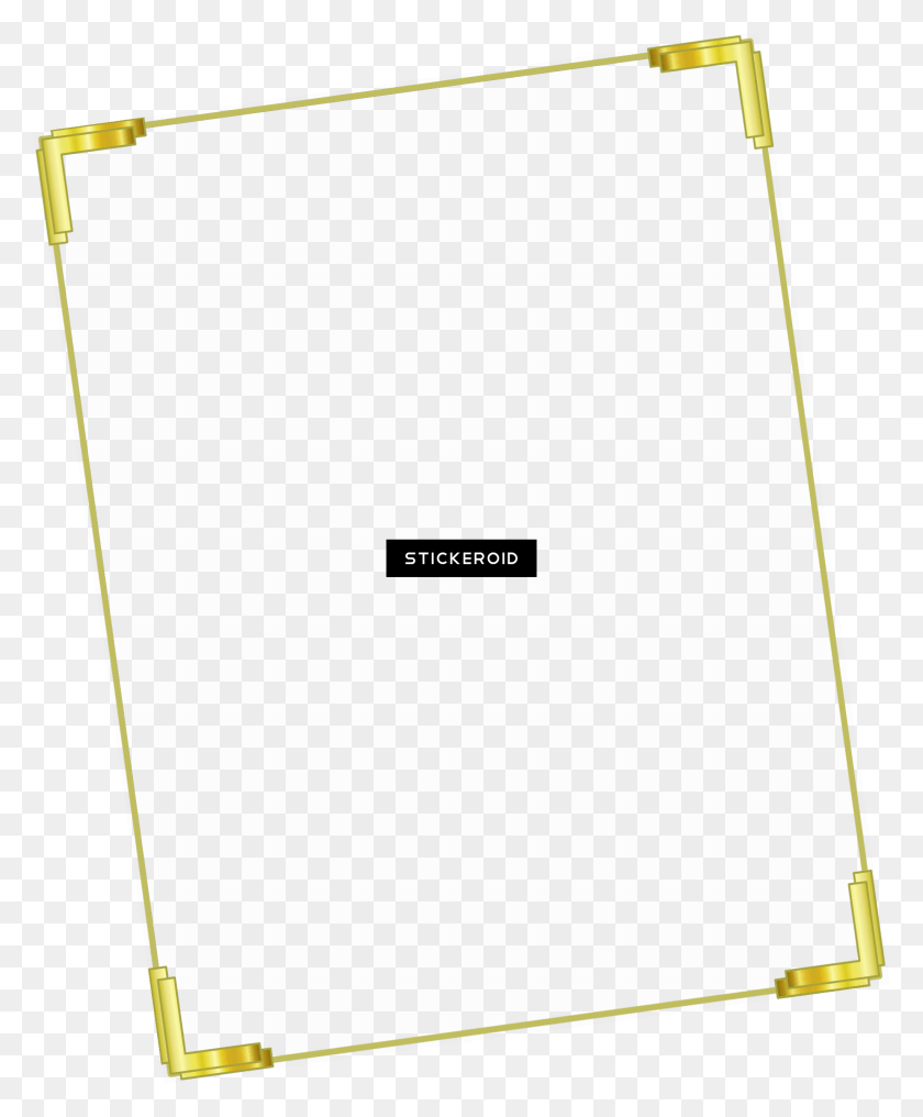 2050x2513 Gold Flower Frame Border Frames Statistical Graphics, Bow, Utility Pole, Outdoors HD PNG Download