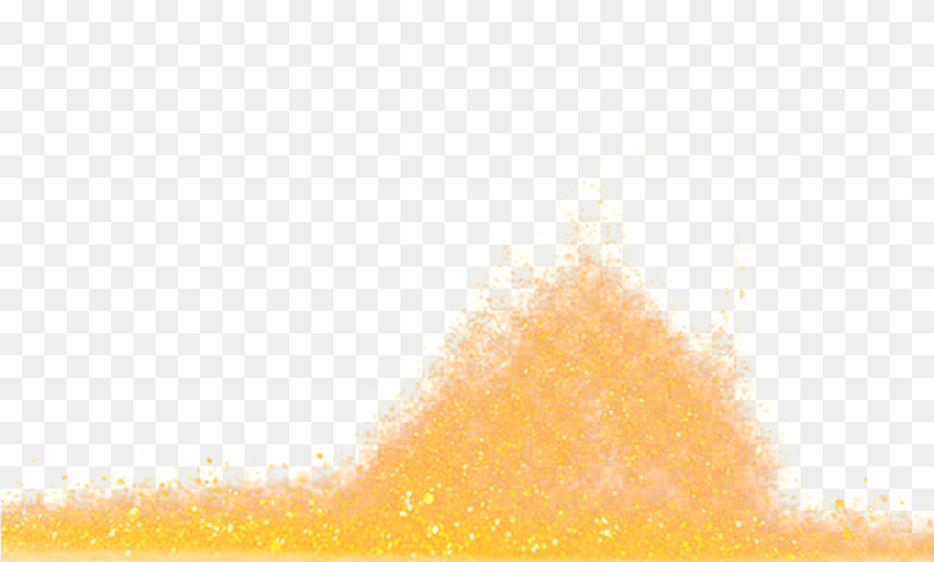 Gold Flutters With A Material, Powder PNG