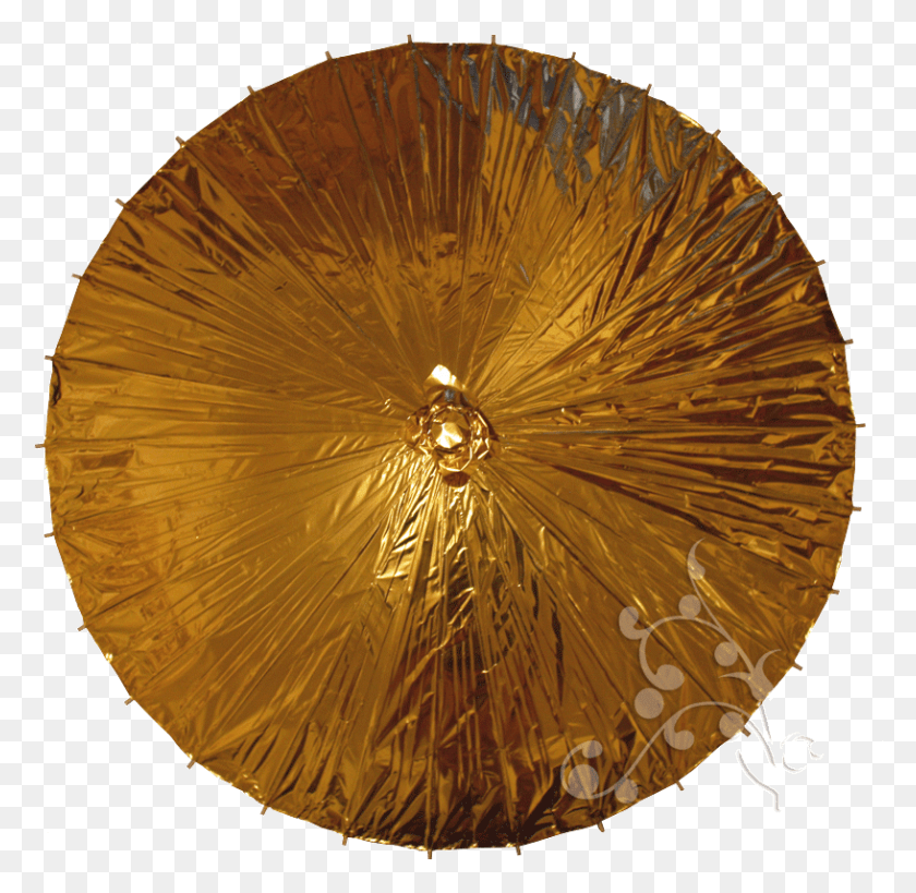 816x795 Gold Foil Parasol Circle, Lamp, Spider, Invertebrate HD PNG Download