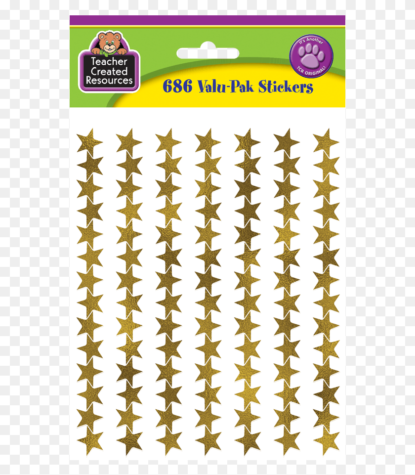 559x901 Gold Foil Stars Stickers Valu Pak Image Calcomanias De Estrellas, Rug, Pattern, Symbol HD PNG Download