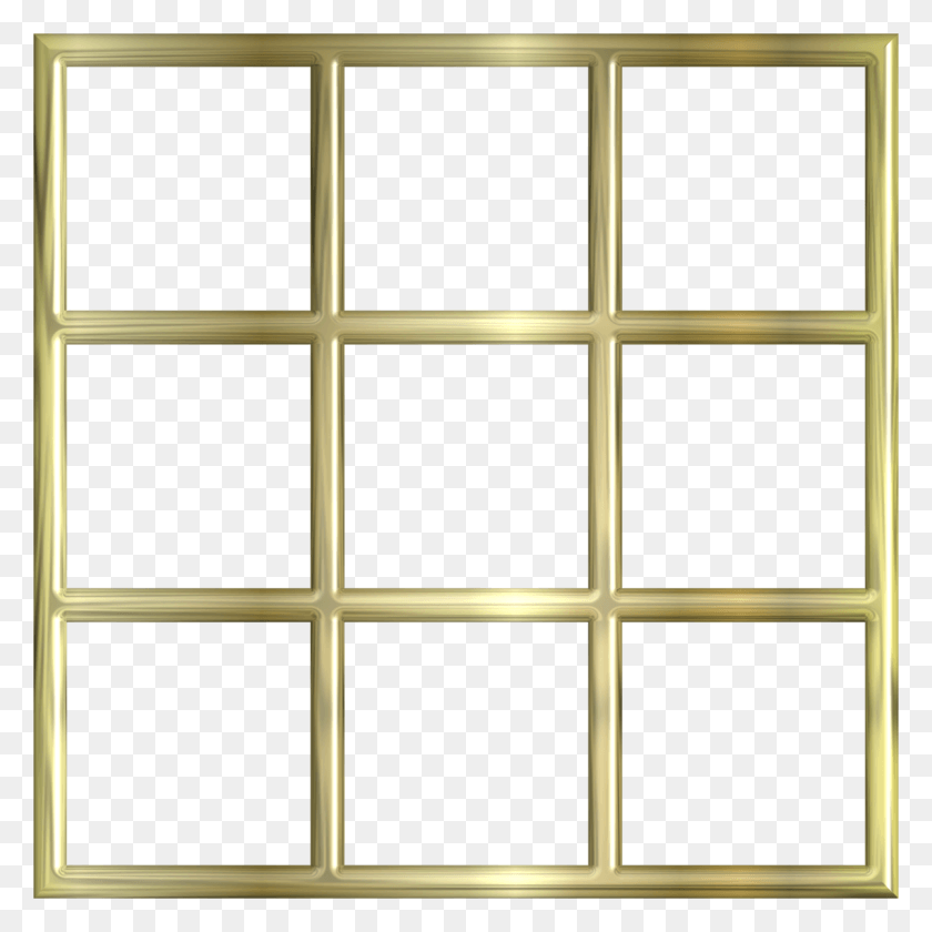 1200x1200 Gold Frame Border Traditional Thai Golden Large Window Frame, Picture Window HD PNG Download