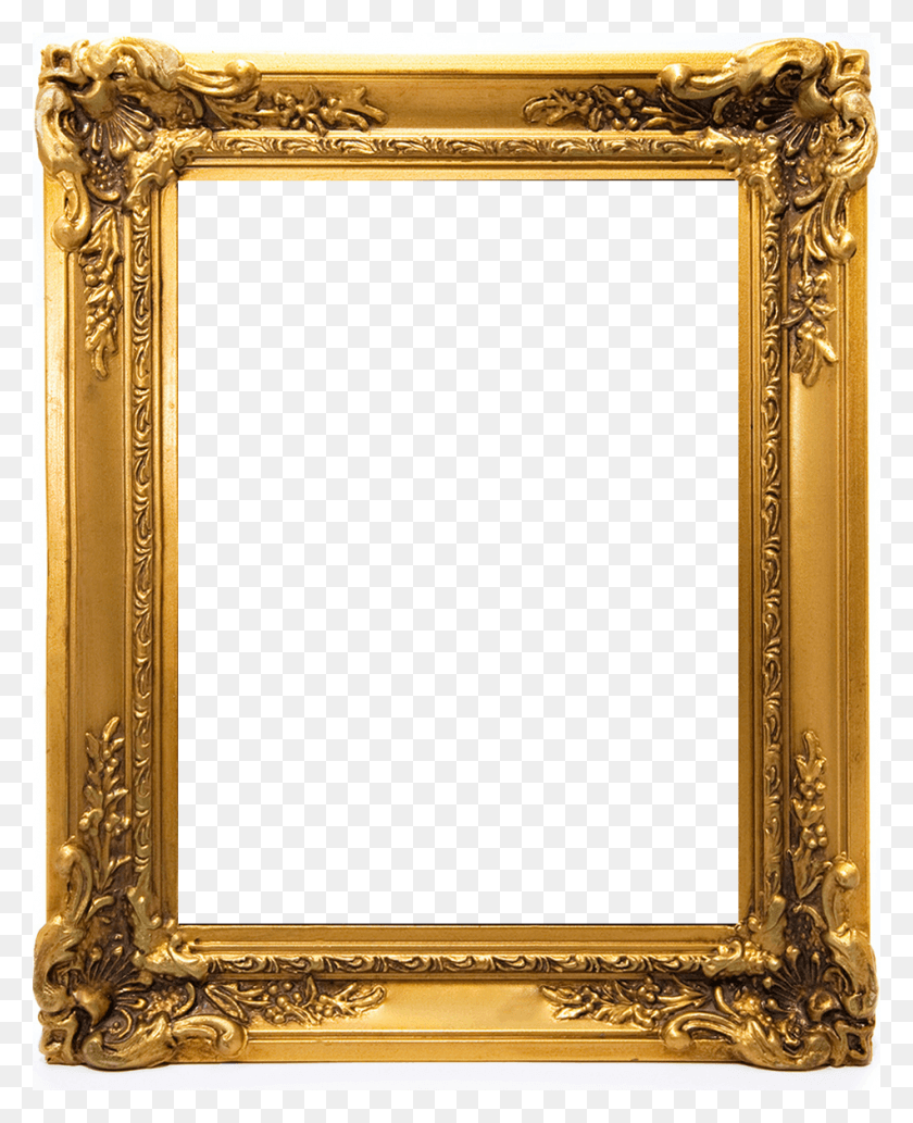 950x1186 Gold Frame Gilt Picture Frame, Mirror, Gate HD PNG Download