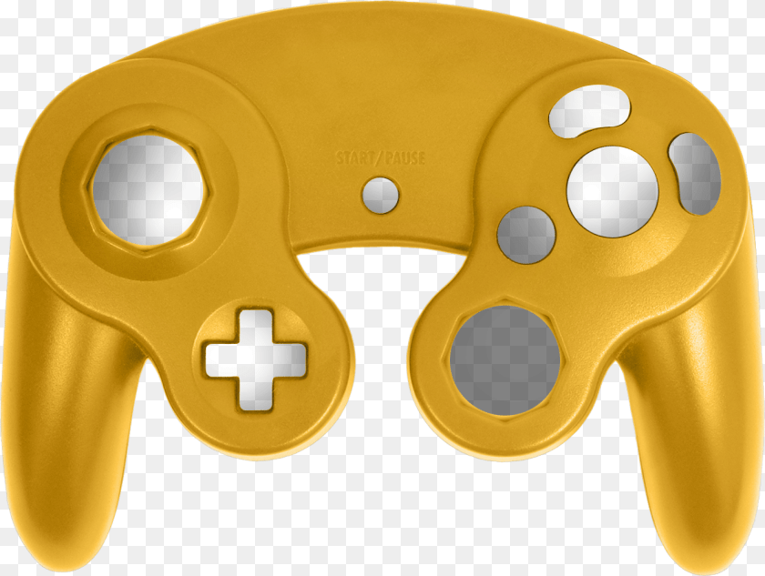 1333x1005 Gold Gamecube Shell Gamecube Controller Shell, Electronics Clipart PNG