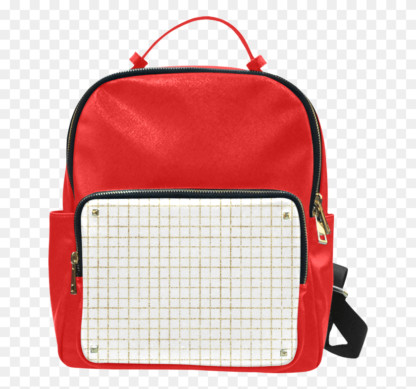 649x725 Gold Glitter Checker Pattern Campus Backpacklarge Backpack, Bag, Purse, Handbag HD PNG Download