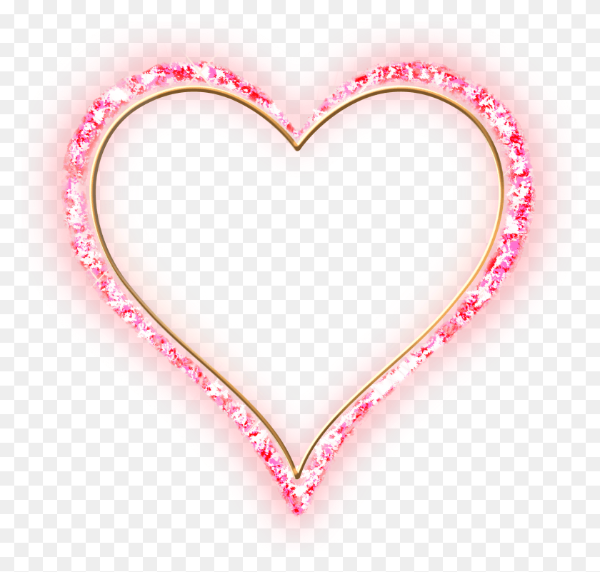 1600x1520 Gold Glitter Heart Clipart Good Morning Darling Kiss, Rug, Cupid, Label HD PNG Download