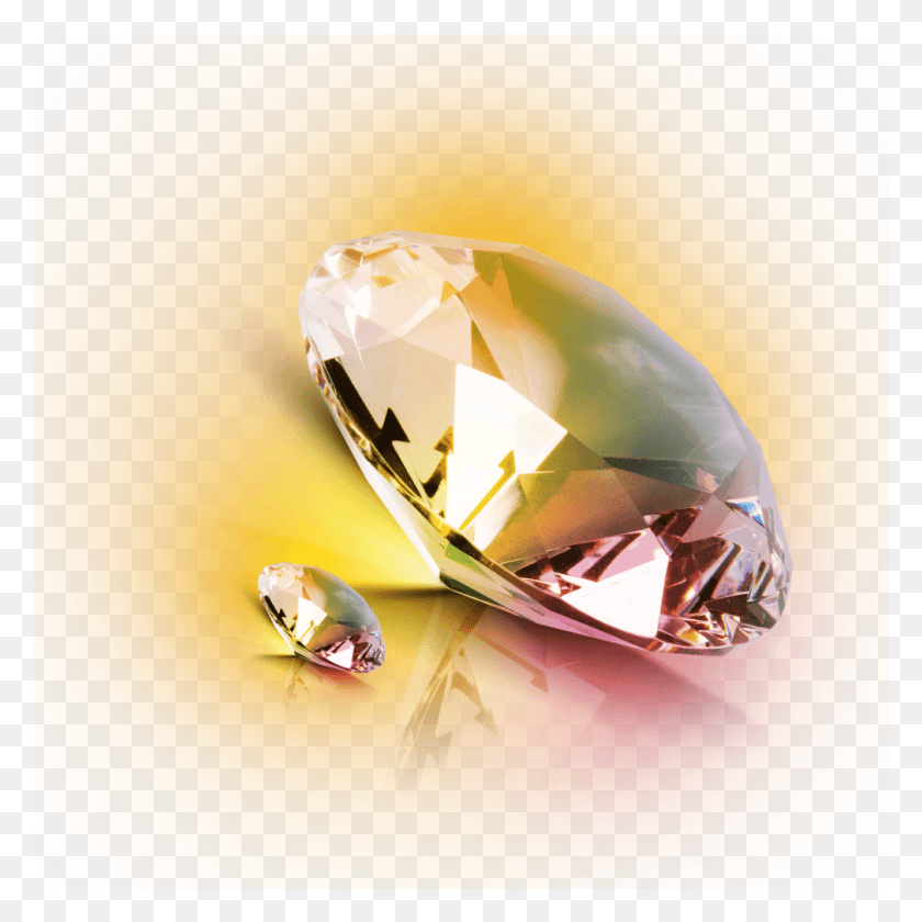 1009x1009 Gold Glow Diamond, Gemstone, Jewelry, Accessories HD PNG Download