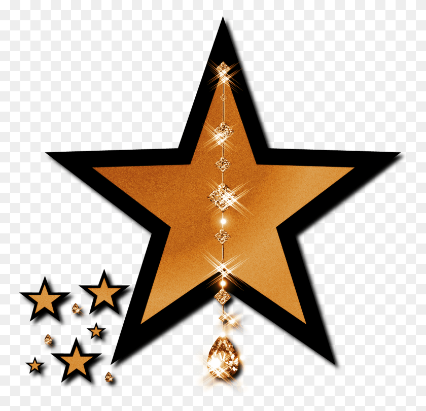 768x750 Gold Gold Star Clipart, Cross, Symbol, Star Symbol HD PNG Download