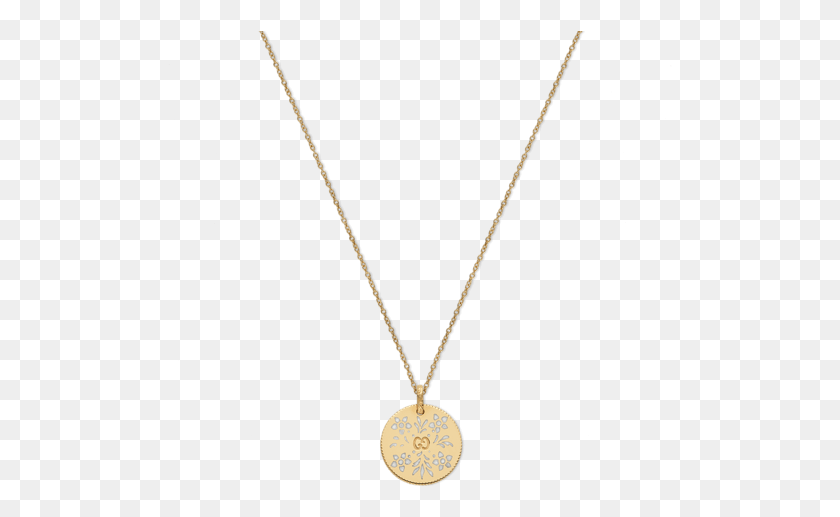 505x457 Золотой Медальон С Логотипом Gucci, Кулон, Ожерелье, Ювелирные Изделия Png Скачать