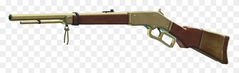 1939x492 Gold Gun, Weapon, Weaponry, Rifle HD PNG Download