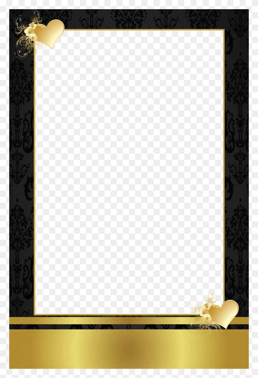 1200x1800 Gold Hearts Motif, Text, Paper, Door HD PNG Download