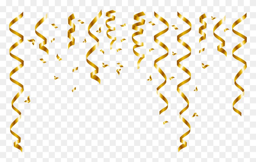 7925x4807 Gold High Resolution Confetti, Paper HD PNG Download