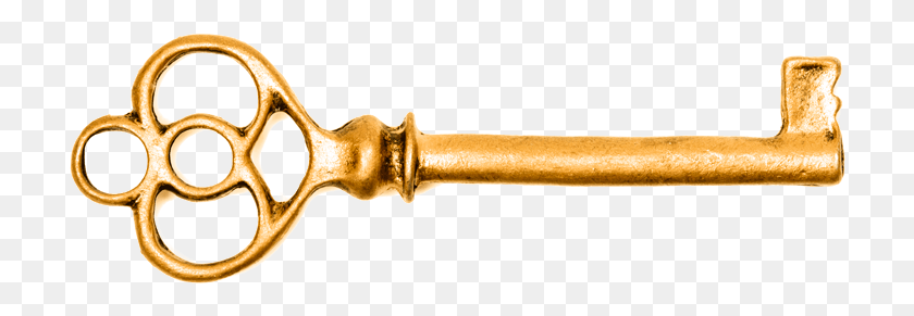 714x231 Gold Key Key Vintage, Hammer, Tool, Scissors HD PNG Download