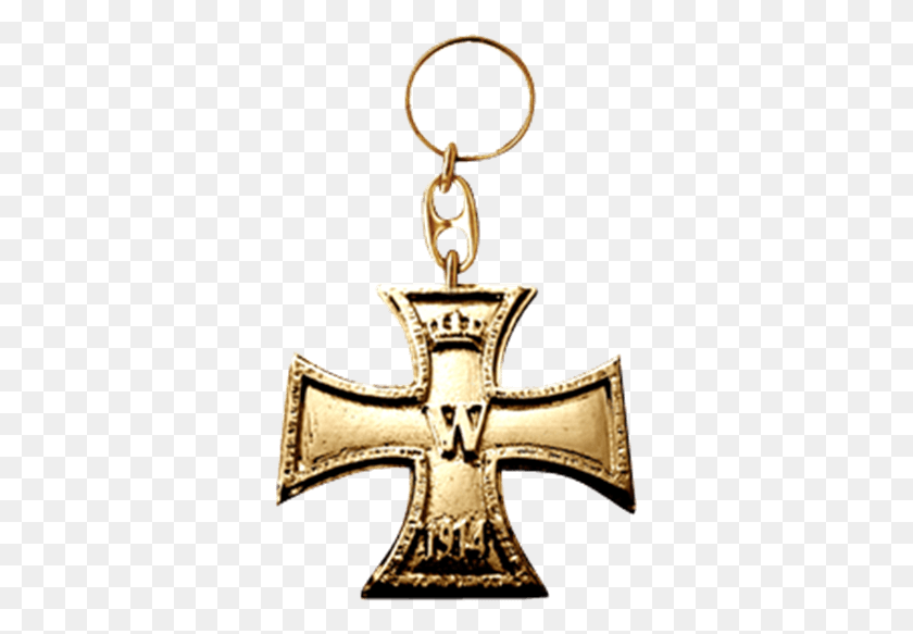 335x523 Gold Keys In A Cross Gold Keychain On Transparent Background, Pendant, Symbol HD PNG Download