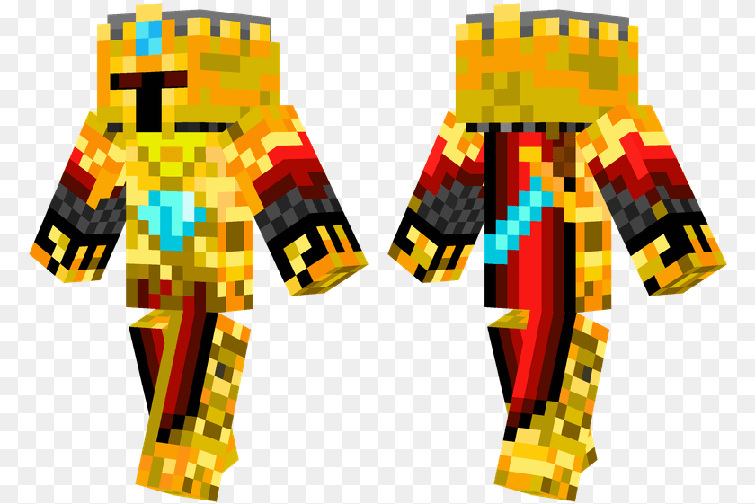 782x561 Gold Knight Minecraft Cool Pe Skins, Baby, Person, Art Clipart PNG