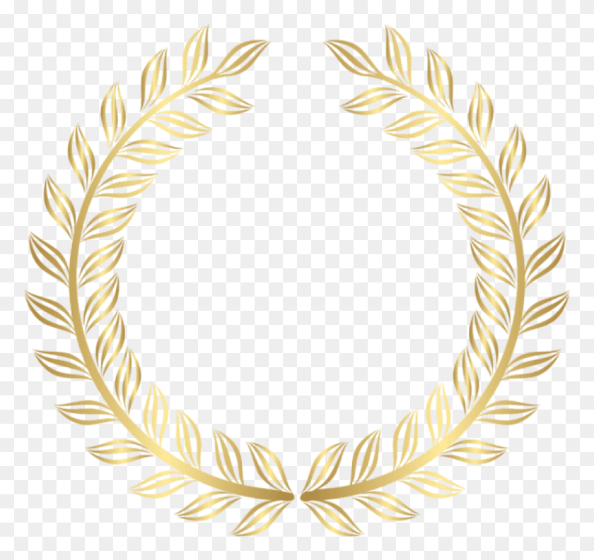 850x799 Gold Laurel Wreath Laurel Wreath Transparent Background, Jewelry, Accessories, Accessory HD PNG Download